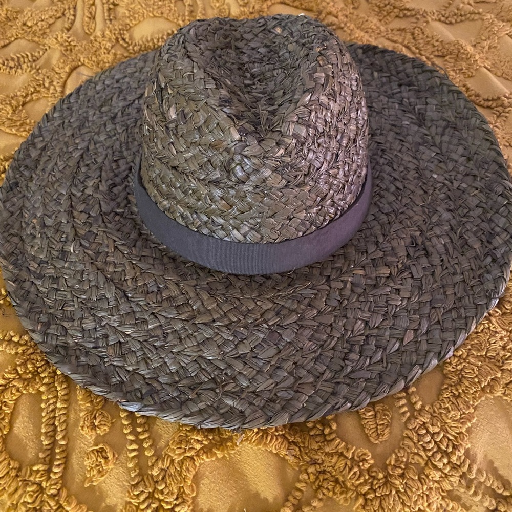 Zara khaki straw hat